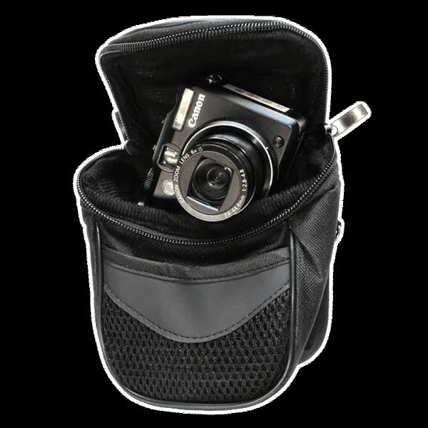 Nikon Coolpix Nylon Camera Pouch For Point & Shoot Camera (L120 , Black )