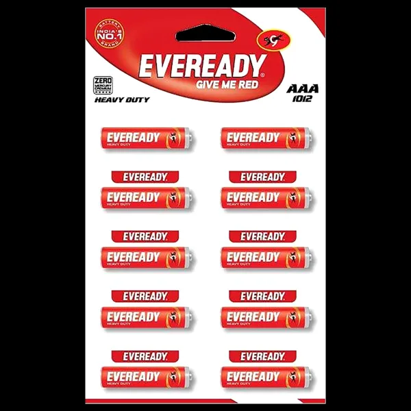 EVEREADY 1012 Carbon Zinc AAA Battery (Pack of 10)