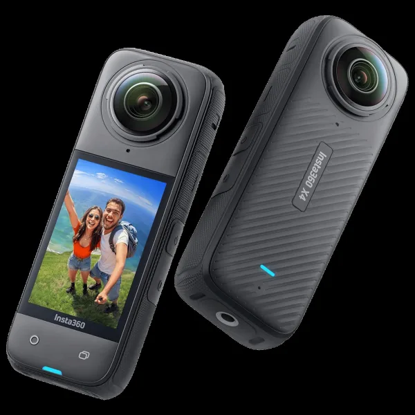 Insta360 X4 8K and 72MP 120 FPS Waterproof Action Camera with AI Gesture Control (Black)