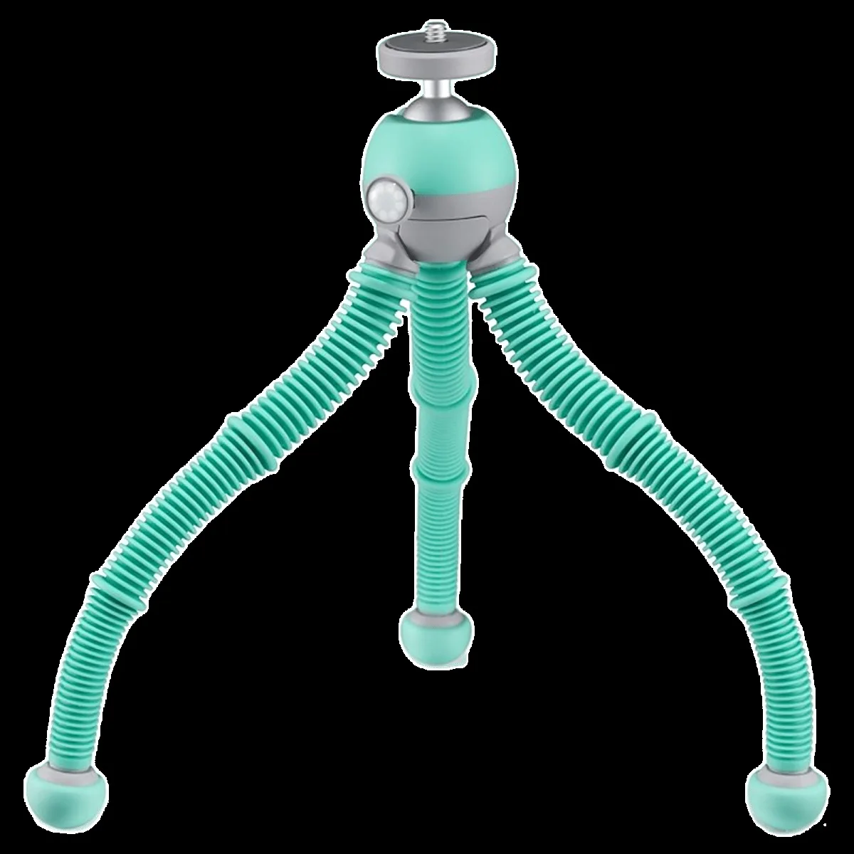 JOBY PodZilla 25cm Adjustable Tripod for Mobile and Camera (360 Degree GripTight, Teal)