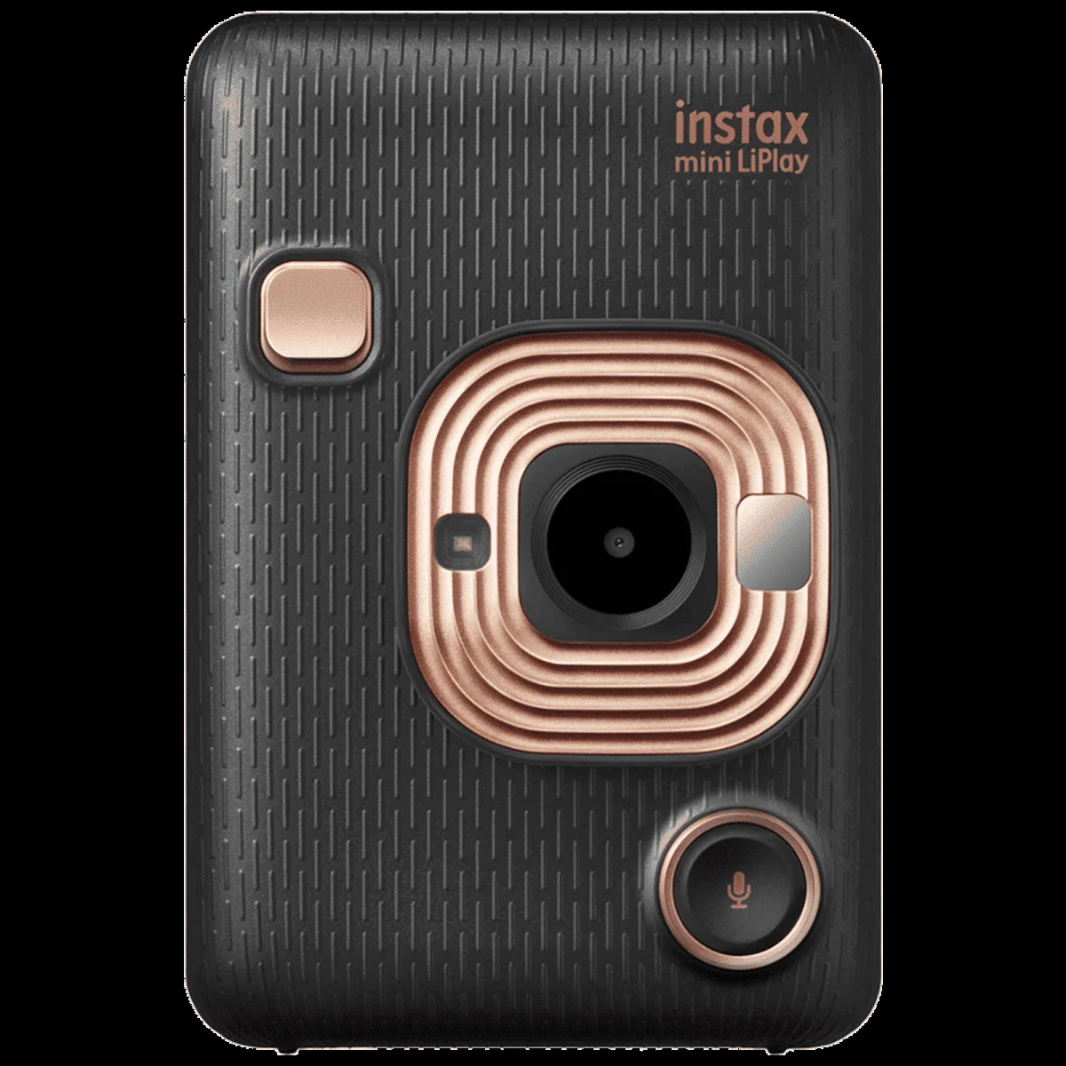 FUJIFILM Instax Mini LiPlay Instant Camera with 10 Instant Films (Elegant Black)