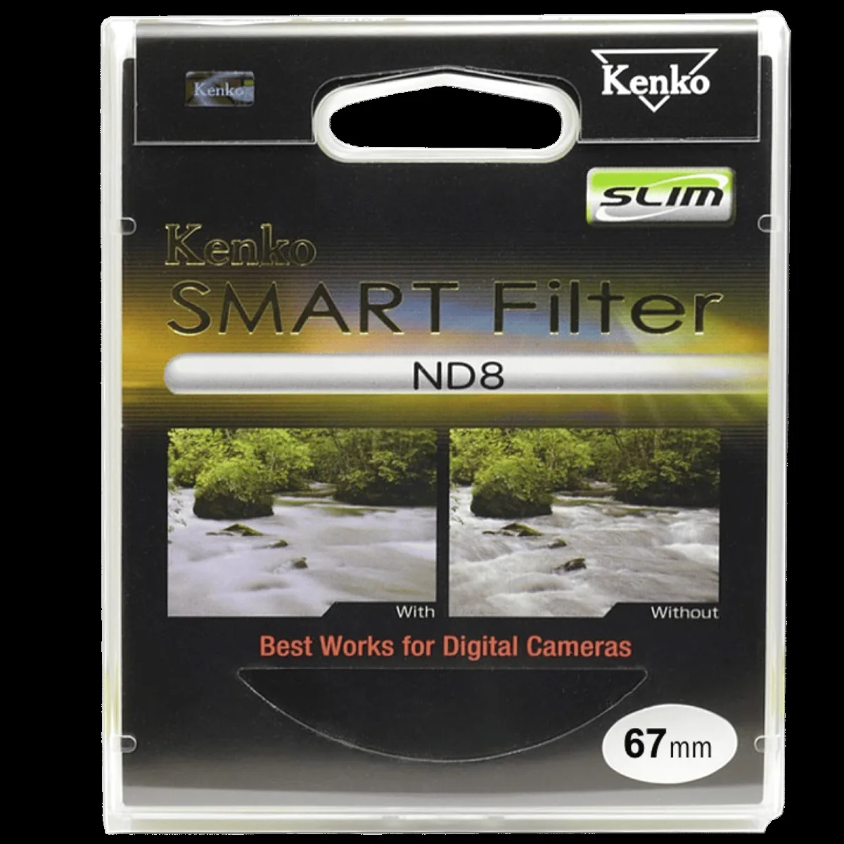 Kenko Smart ND8 67mm Camera Lens Neutral Density Filter (8 Filter Factor)
