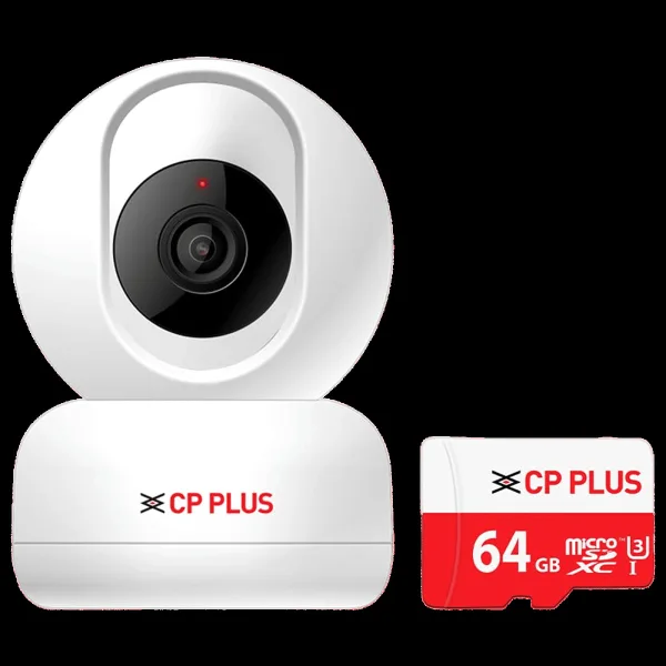 CP PLUS CP-E36AM WiFi Dome CCTV Security Camera (Night Vision, White)