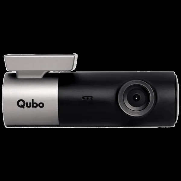 Qubo Smart Dashcam Pro Full HD and 2MP Action Camera with Wide Dynamic Range (Black)