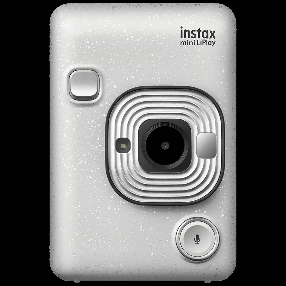 FUJIFILM Instax Mini LiPlay Instant Camera with 10 Instant Films (Stone White)