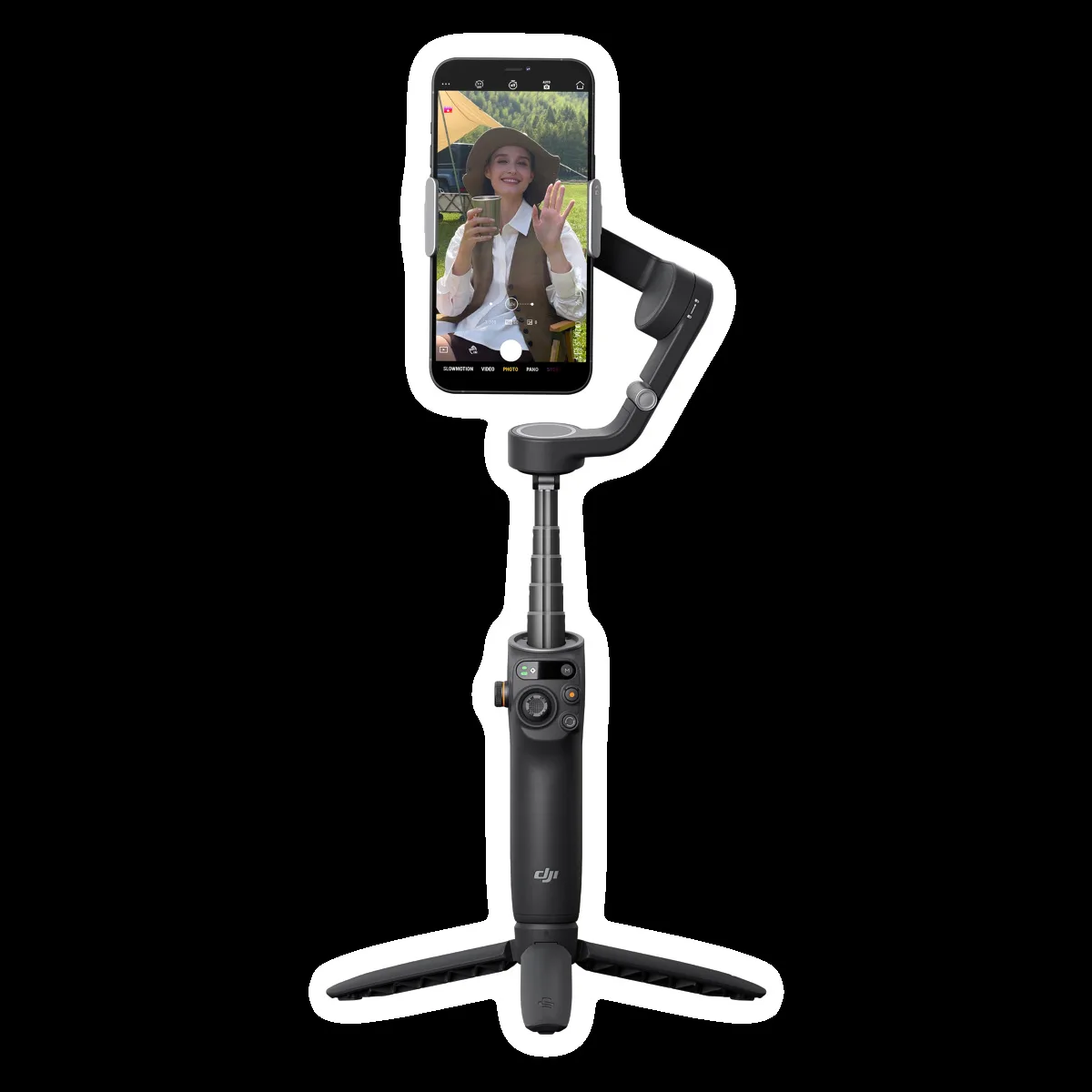 DJI OSMO 6 3-Axis Gimbal for Mobile (ActiveTrack 5.0, Slate Grey)
