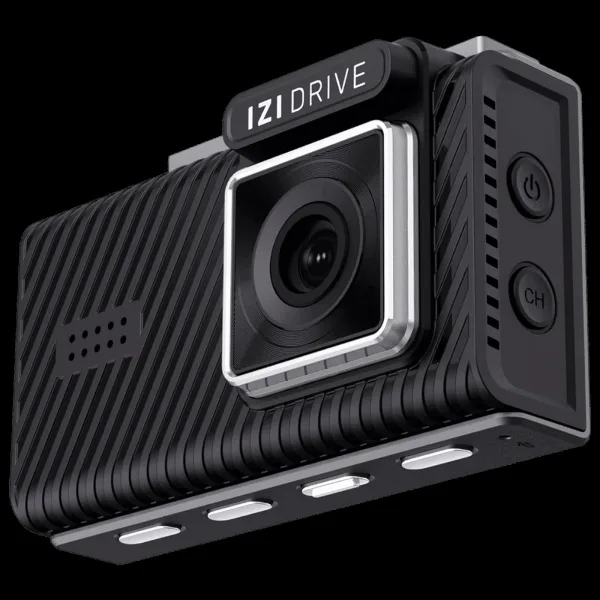 IZI Drive 4K and 5MP Action Camera with Advanced Parking Mode (Black)