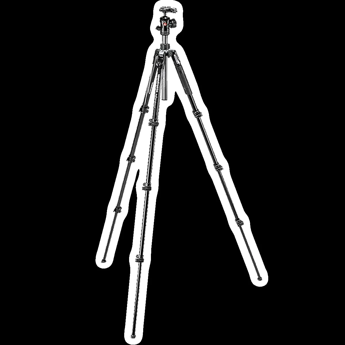 Manfrotto Befree-Advanced 151cm Adjustable Tripod for Camera (360 Degree Panoramic Rotation, Black)