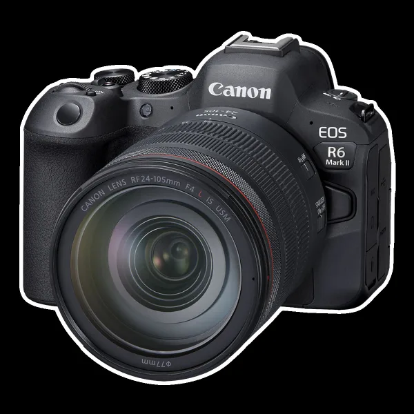 Canon EOS R6 Mark II 24.2MP DSLR Camera (24-105 mm Lens, 5-Axis Sensor-Shift Image Stabilization)