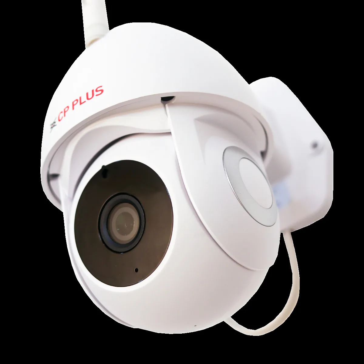 CP PLUS Ezykam HD WiFi CCTV Security Camera (Google Assistant Support, CP-Z41A, White)