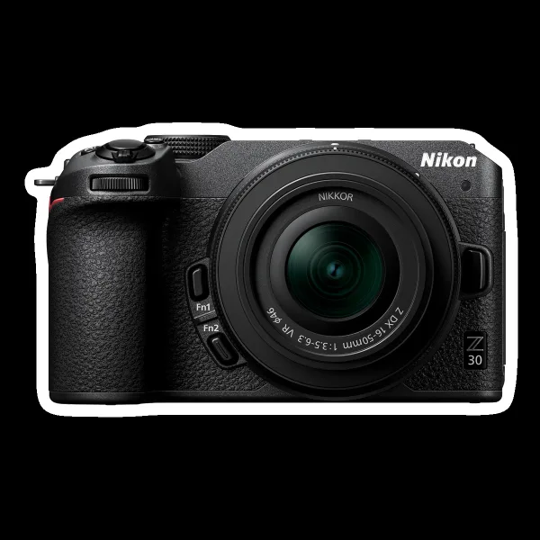 Nikon Z 30 20.9MP Mirrorless Camera (16-50 mm Lens, 23.5 x 15.7 mm Sensor, Dual Microphones)