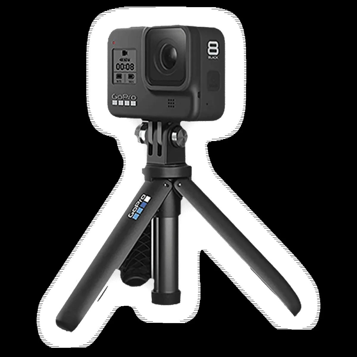GoPro Shorty 22.7cm Adjustable Mini Tripod for Camera (2 in 1, Black)