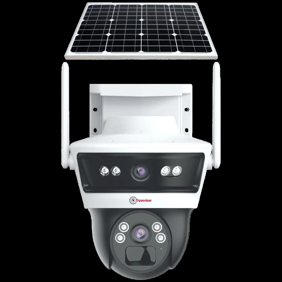 Trueview Solar Linkage 4G Dome CCTV Security Camera (Solar Powered, T18200, White)