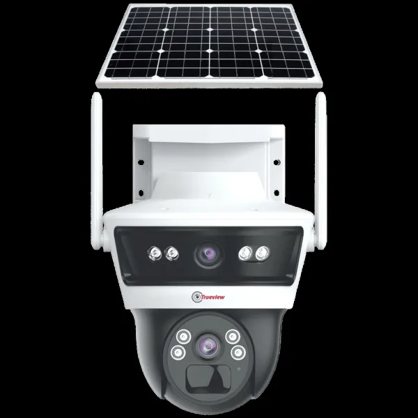 Trueview Solar Linkage 4G Dome CCTV Security Camera (Solar Powered, T18200, White)