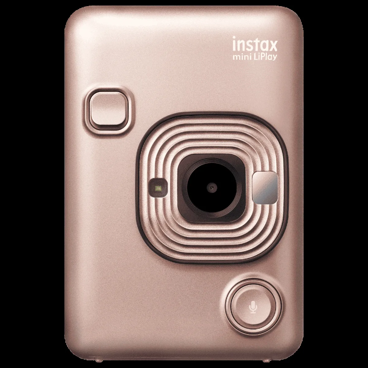 FUJIFILM Instax Mini LiPlay Instant Camera with 10 Instant Films (Blush Gold)