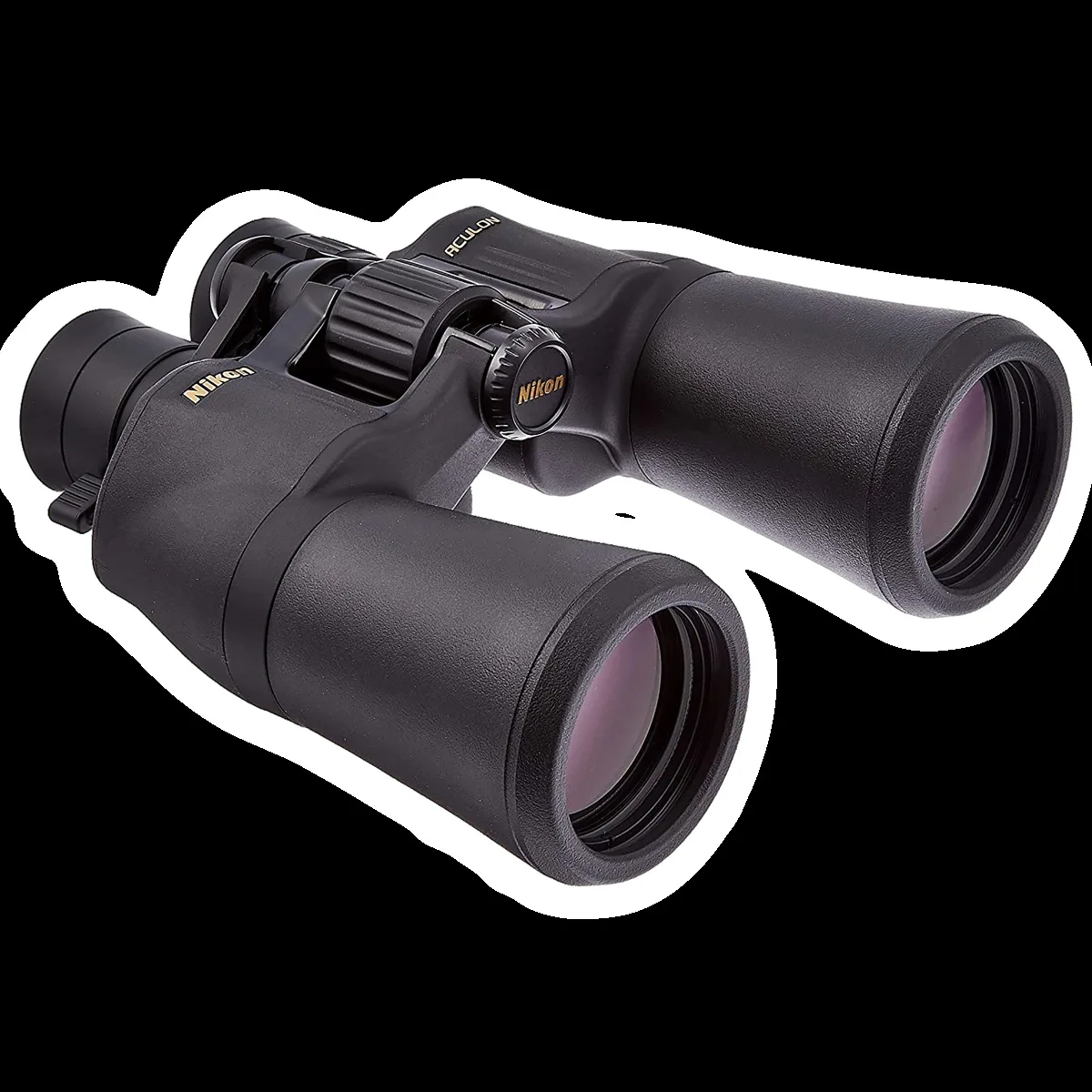 Nikon Aculon 22x 50mm Porro Prism Optical Binoculars (High Quality Image, BAA818SA, Black)