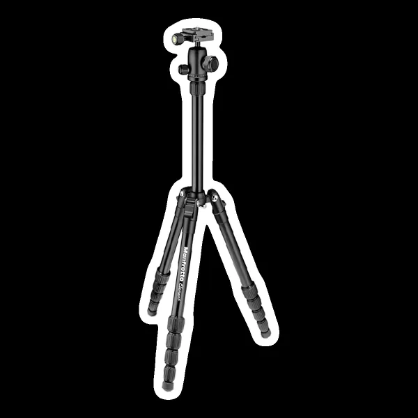 Manfrotto Element 143cm Adjustable Tripod for Camera (360 Degree Panoramic Rotation, Black)