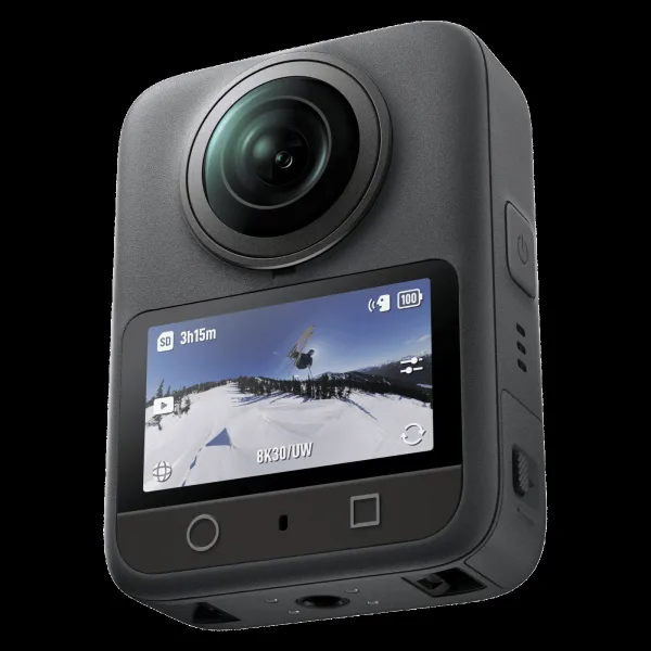 DJI Osmo 360 8K and 120MP 30 FPS Waterproof 360 Degree Action Camera with Magnetic Quick Release (Black)