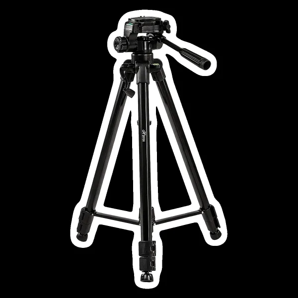 HIFFIN HF-3600 170cm Adjustable Tripod for Mobile and Camera (Clip Lock, Black)