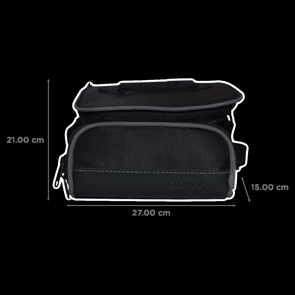 SONY MII-HD2 Nylon Camera Pouch For DSLR (  Protective Interior , MII-HD2 , Black )
