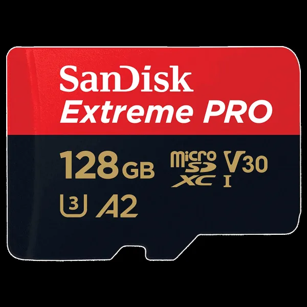 SanDisk Extreme PRO MicroSDXC 128GB Class 3, Class 30 200MB/s Memory Card