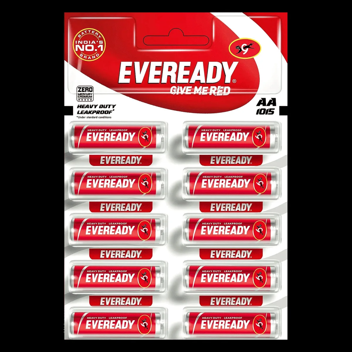 EVEREADY 1015 Carbon Zinc AA (Pack of 4)
