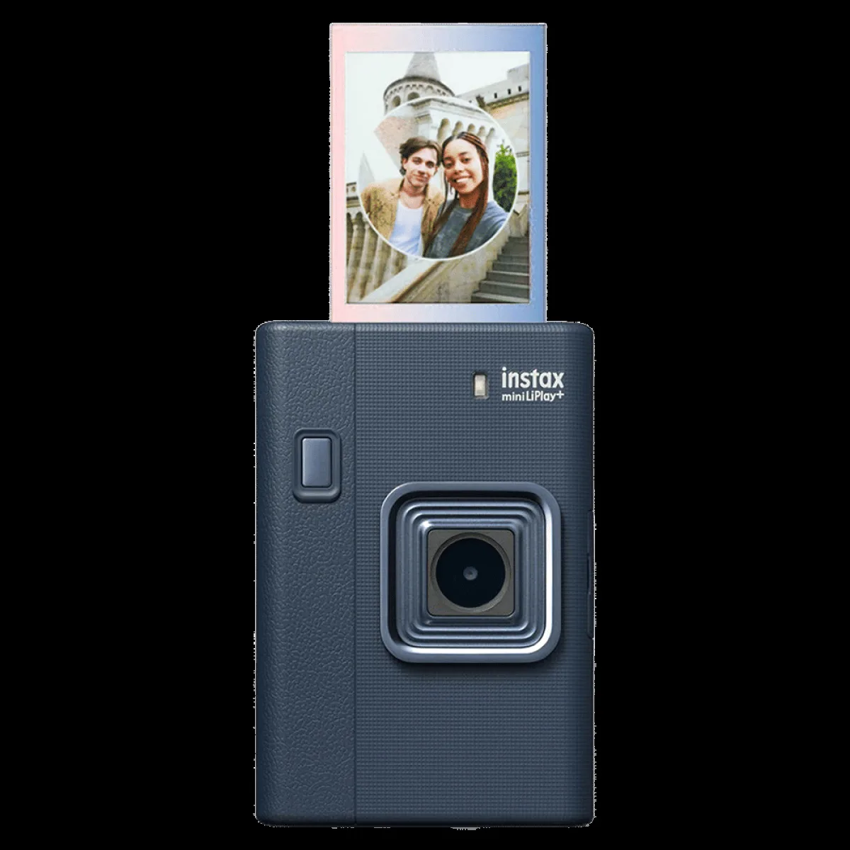 FUJIFILM Instax Mini LiPlay Plus Instant Camera with 10 Instant Films (Midnight Blue)