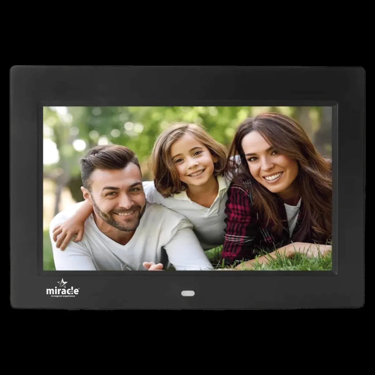 Miracle Digital 25.4cm (10 Inches) Digital Photo Frame (Stereo Speaker, MD003, Black)