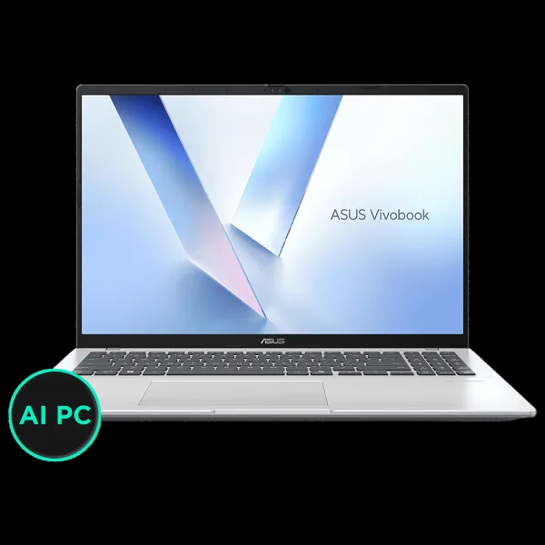 ASUS Vivobook 16 Intel Core Ultra 5 Laptop (16GB, 512GB SSD, Windows 11 Home, 16 inch WUXGA Display, MS Office Home 2024, Cool Silver, 1.88 KG)