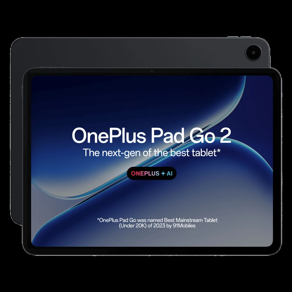 OnePlus Pad Go 2 Wi-Fi Android Tablet (12.1 Inch, 8GB RAM, 256GB ROM, Shadow Black)