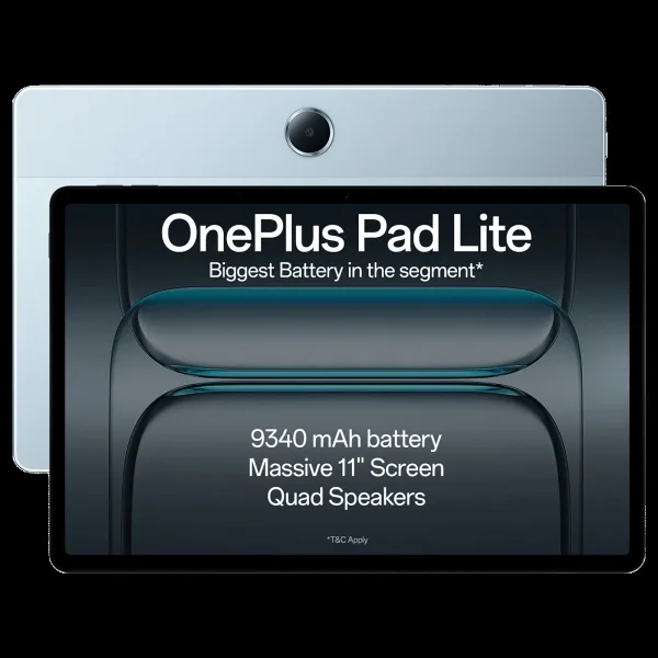 OnePlus Pad Lite Wi-Fi Android Tablet (11 Inch, 6GB RAM, 128GB ROM, Aero Blue)