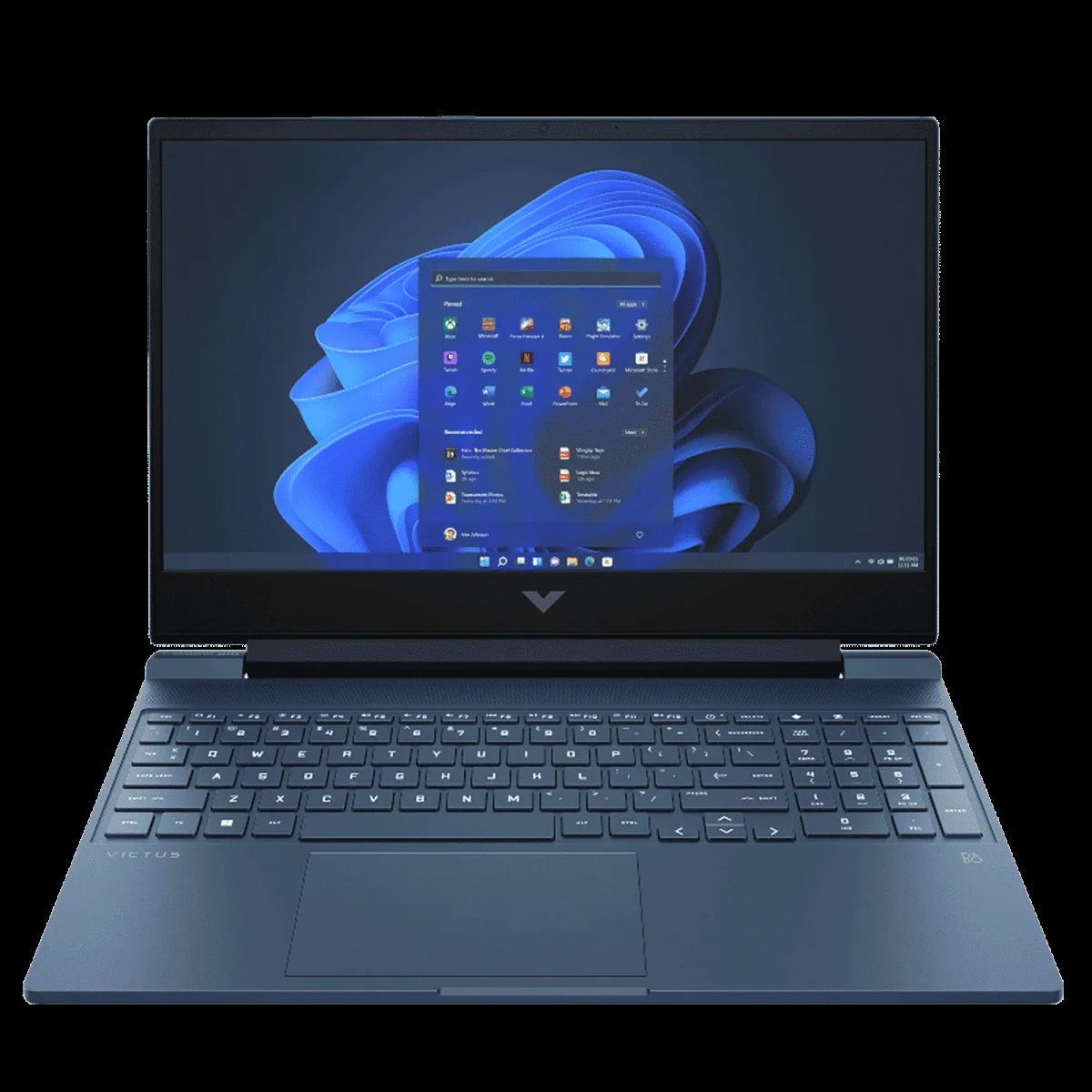HP Victus 15-fb3124AX AMD Ryzen 7 Gaming Laptop (16GB, 512GB SSD, Windows 11 Home, 6GB Graphics, 15.6 inch 144 Hz Full HD Display, NVIDIA GeForce RTX 4050, MS Office Home 2024, Performance Blue, 2.29 KG)