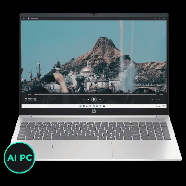 HP Pavilion 16 af0015TU Intel Core Ultra 5 Laptop (16GB, 512GB SSD, Windows 11 Home, 16 inch Full HD IPS Display, MS Office 2021, Natural Silver, 1.77 KG)