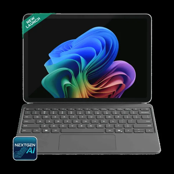 Microsoft Surface Pro Qualcomm Snapdragon X Plus Touchscreen 2-in-1 Laptop (16GB, 512GB SSD, Windows 11 Home, 12 inch PixelSense LCD Display, Microsoft 365 for 6 Months, Platinum, 0.68 KG)