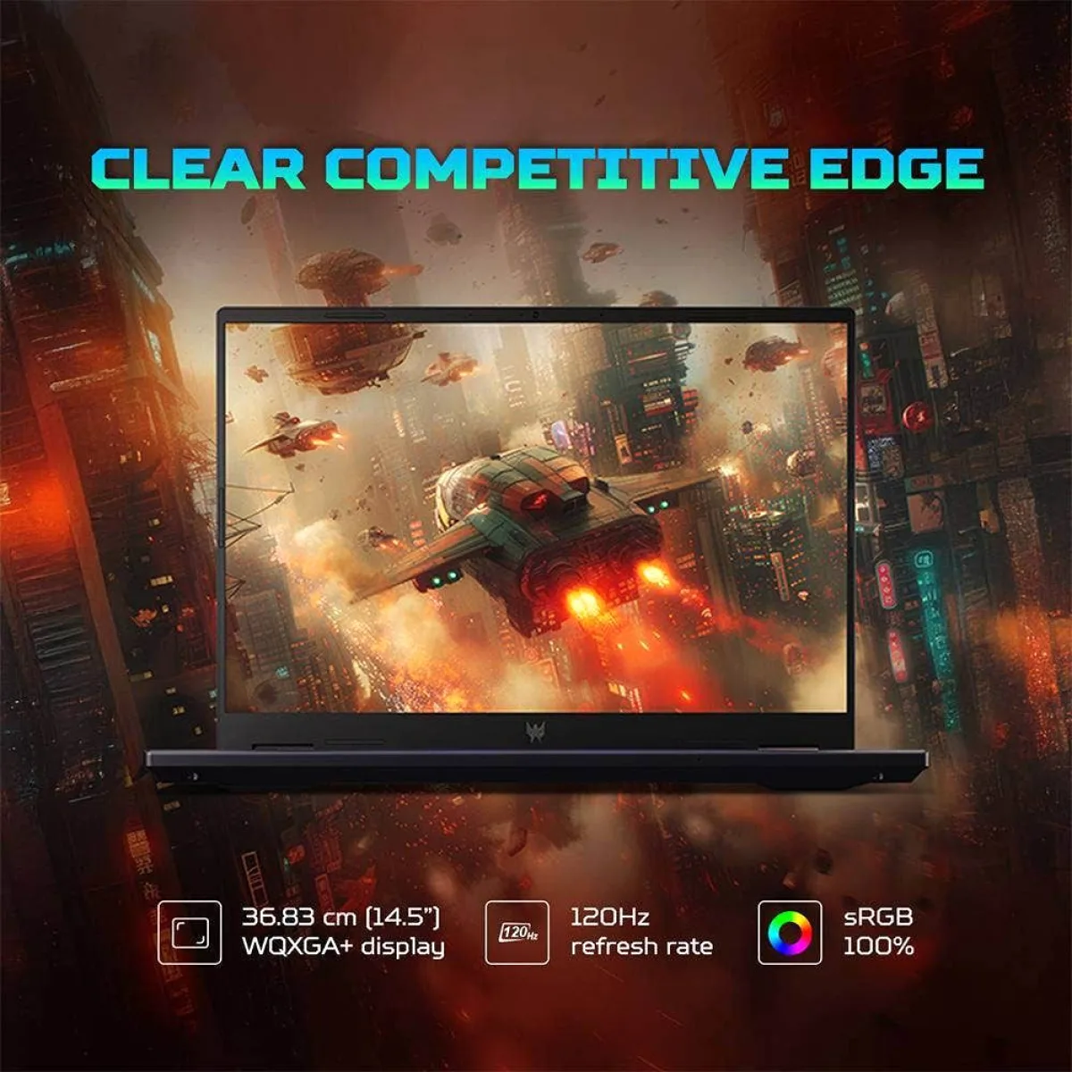 acer Predator Helios Neo 14 Intel Core Ultra 7 Gaming Laptop (16GB, 1TB SSD, Windows 11 Home, 6GB Graphics, 14.5 inch 120 Hz WUXGA IPS Display, NVIDIA Geforce RTX 4050, MS Office, Abyssal Black, 1.99 KG)