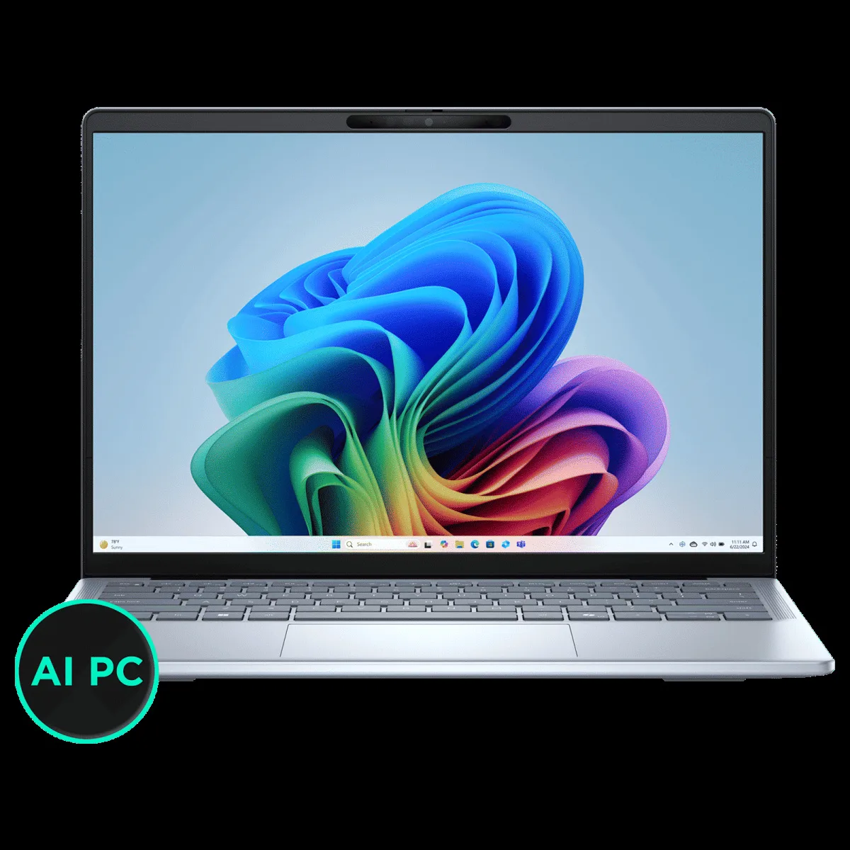 DELL Inspiron 14 Plus Snapdragon X Plus Touchscreen Thin & Light Laptop (16GB, 512GB SSD, Windows 11 Home, 14 inch QHD Plus IPS Display, MS Office 2021, Ice Blue, 1.40 KG)