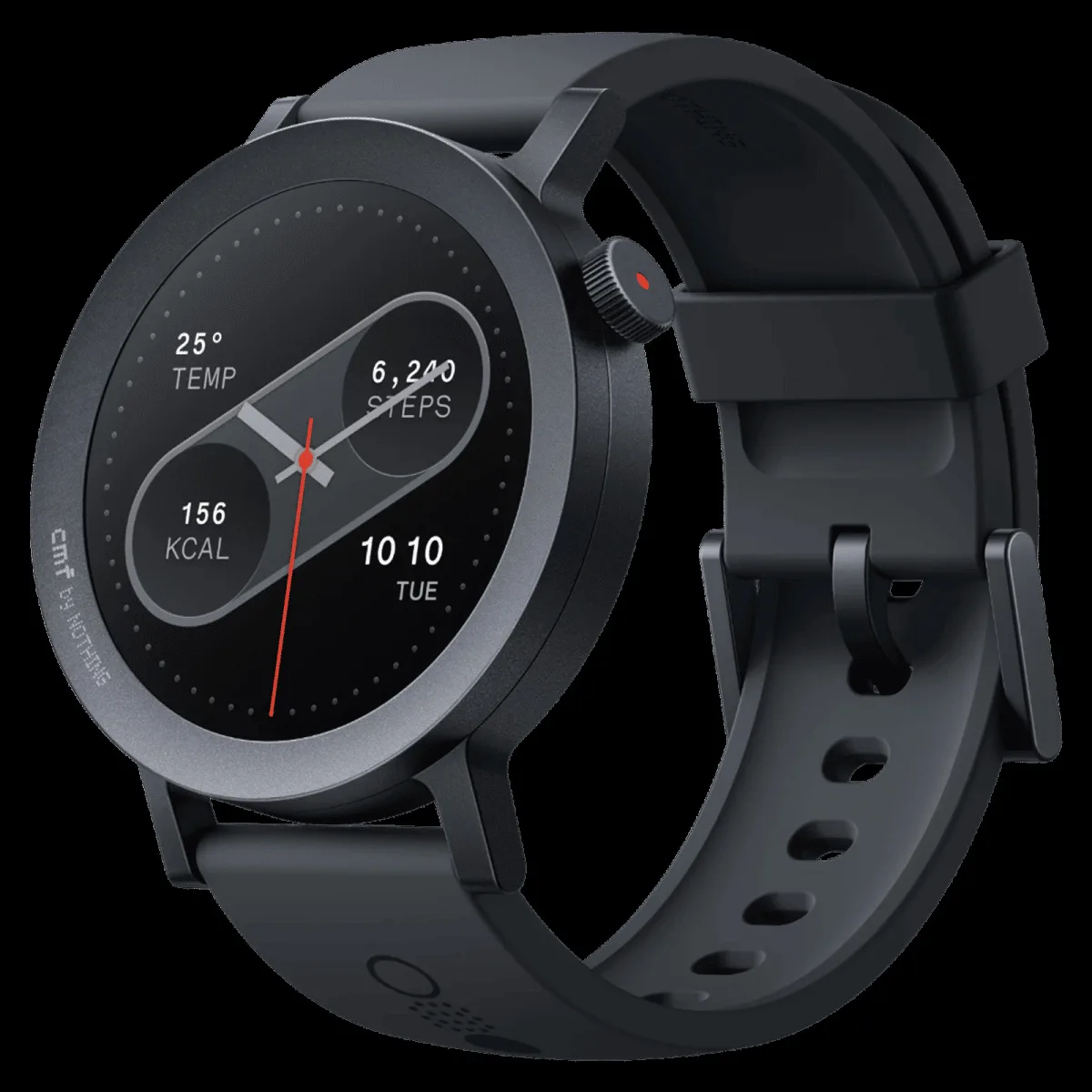 Nothing Watch Pro 2 Smartwatch with Bluetooth Calling (33.52mm AMOLED Display, IP68 Water Resistant, Dark Grey Strap)