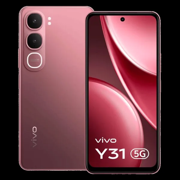 vivo Y31 5G (4GB RAM, 128GB, Rose Red)