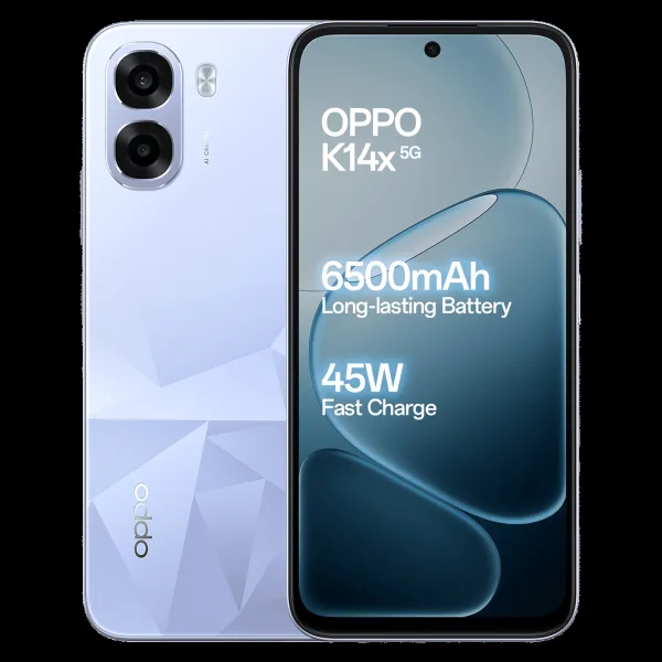 oppo K14x 5G (4GB RAM, 128GB, Icy Blue)