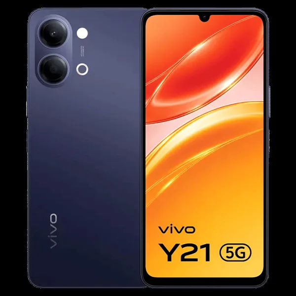 vivo Y21 5G (4GB RAM, 128GB, Midnight Blue)