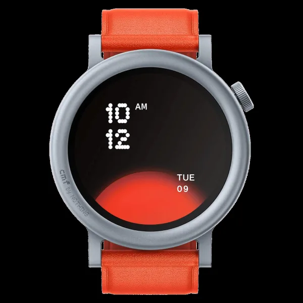 Nothing Watch Pro 2 Smartwatch with Bluetooth Calling (33.52mm AMOLED Display, IP68 Water Resistant, Orange Strap)