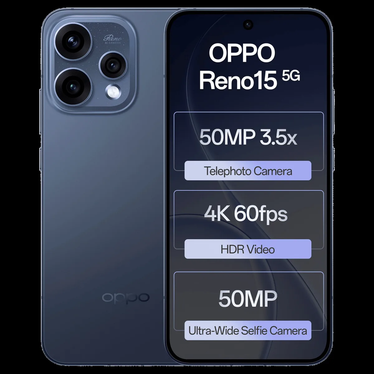 oppo Reno15 5G (8GB RAM, 256GB, Twilight Blue)