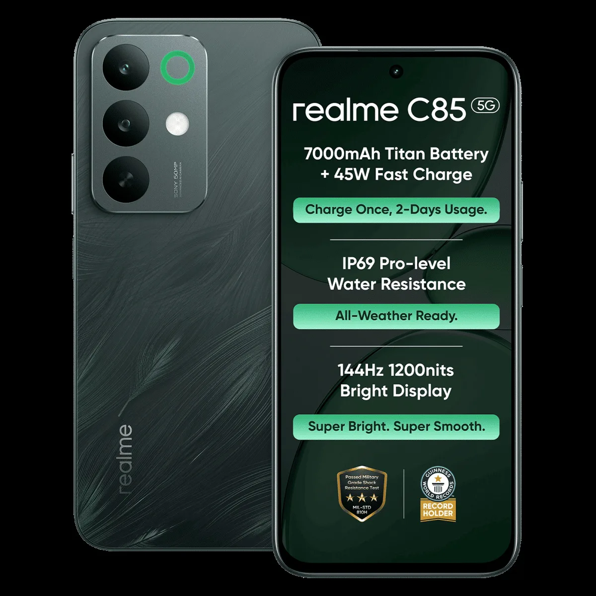 realme C85 5G (4GB RAM, 128GB, Green)