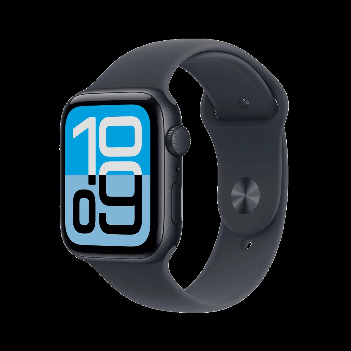 Apple Watch SE 3 GPS with Midnight Sport Band - M/L (44mm Retina LTPO OLED Display, Midnight Aluminium Case)
