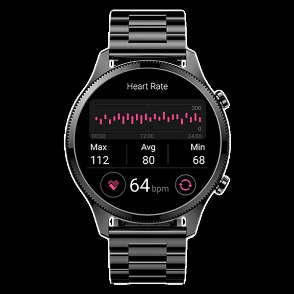 noise NoiseFit Halo Plus Smartwatch with Bluetooth Calling (37.08mm AMOLED Display, IP68 Water Resistant, Elite Black Strap)