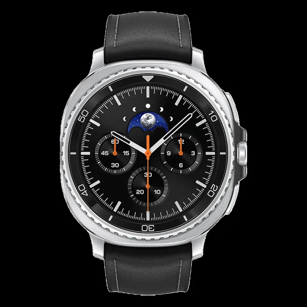 SAMSUNG Galaxy Watch8 Classic GPS+Wi-Fi+BT Wear OS Smartwatch (4.6 cm Super AMOLED Display, 3 nm Processor, Fall Detection, Hybrid Strap)