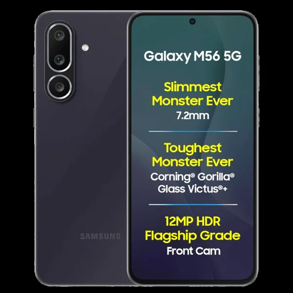 SAMSUNG Galaxy M56 5G (8GB RAM, 128GB, Black)