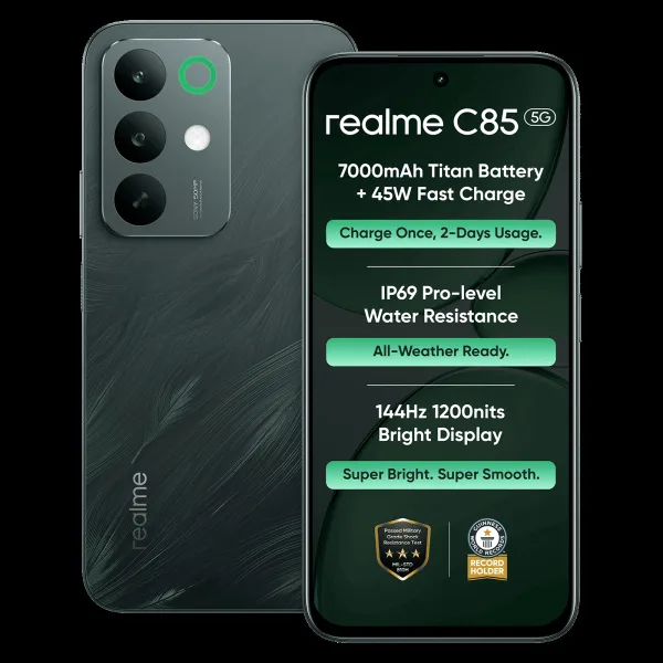 realme C85 5G (6GB RAM, 128GB, Green)
