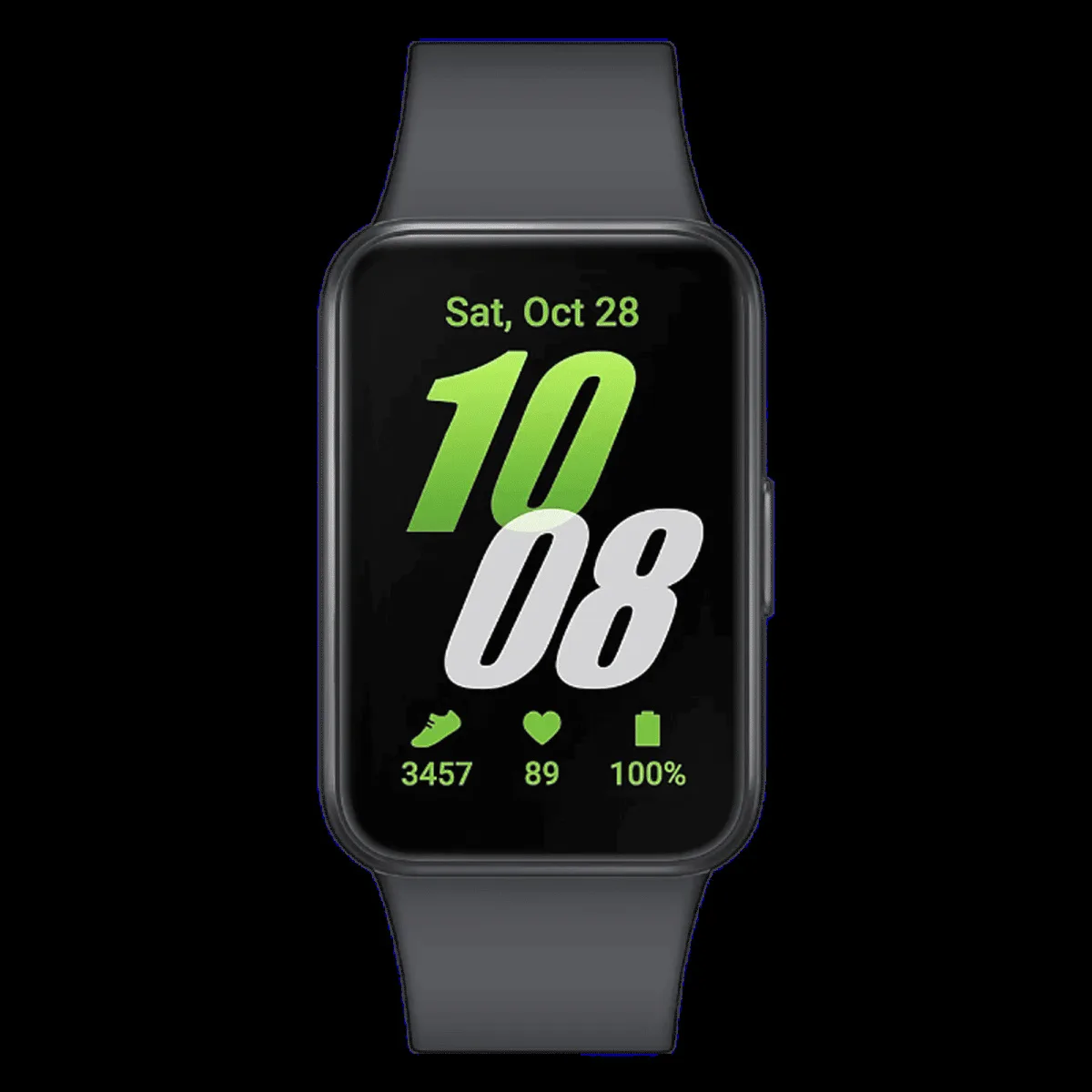 SAMSUNG Galaxy Fit3 Smartwatch with Activity Tracker (40.9mm AMOLED Display, IP68 Water Resistant, Gray Strap)