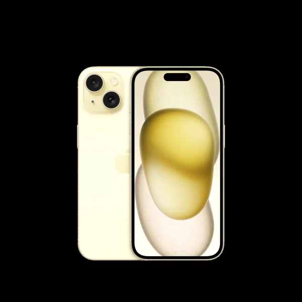 Apple iPhone 15 (128GB, Yellow)